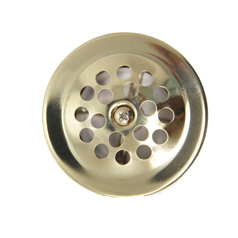 PermaFLOW PF WaterWorks Bathtub/Bath Tub Drain Shoe Grid/Strainer Cover with Matching Screw;Polished Brass; PF0915-PB - Image 3